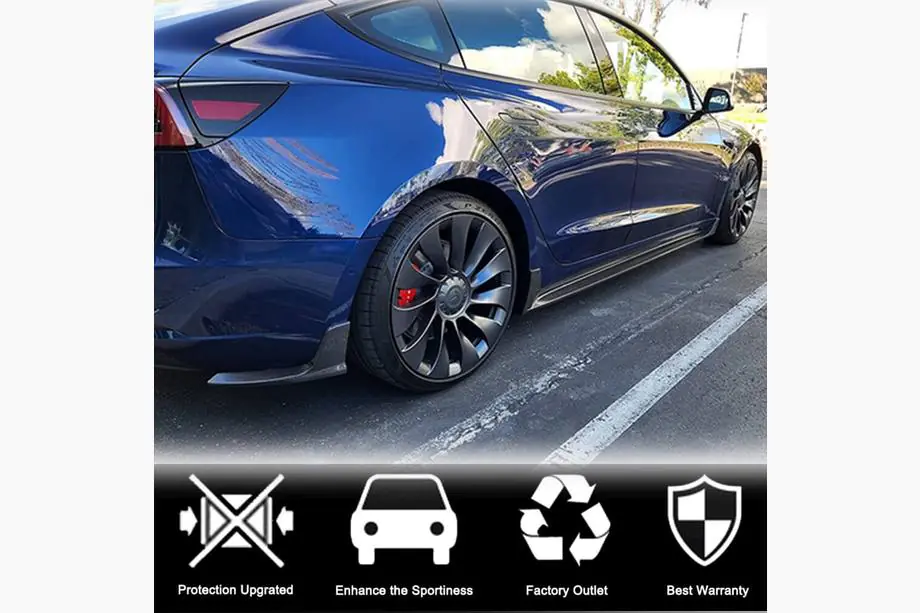 Tesla Model 3 2017- Einstiegsleisten V4 (2017-2023, Carbon) Foto 3