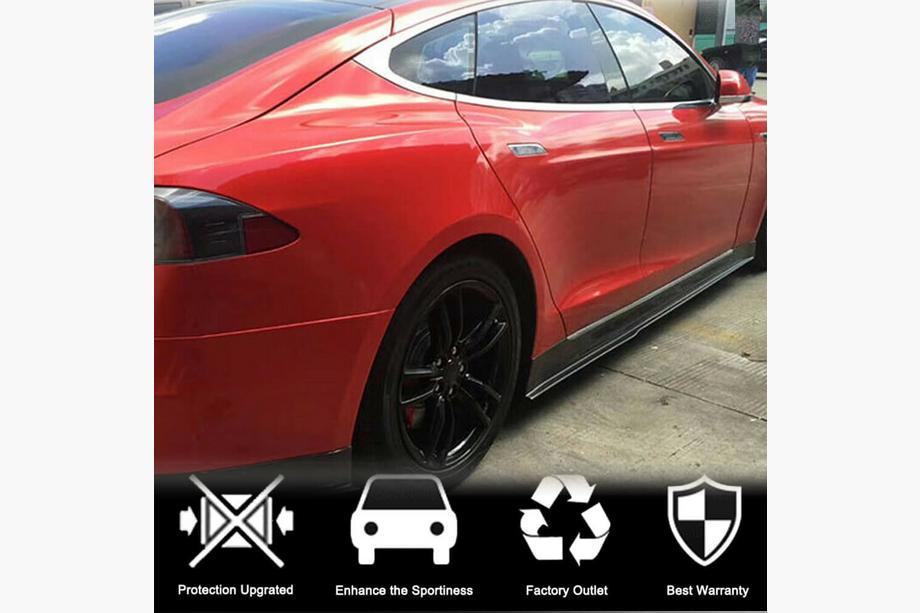 Tesla Model S 2012– Einstiegsleisten V1 (2014-2021, Carbon) Foto 2