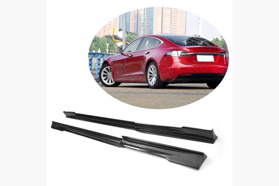 Tesla Model S 2012– Einstiegsleisten V2 (2014-2021, Carbon) Foto 1