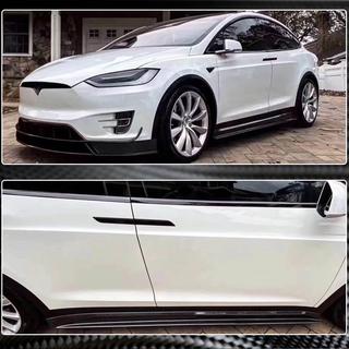 Einstiegsleisten (2015-2021, Carbon) Tesla Model X 2015- Foto 4