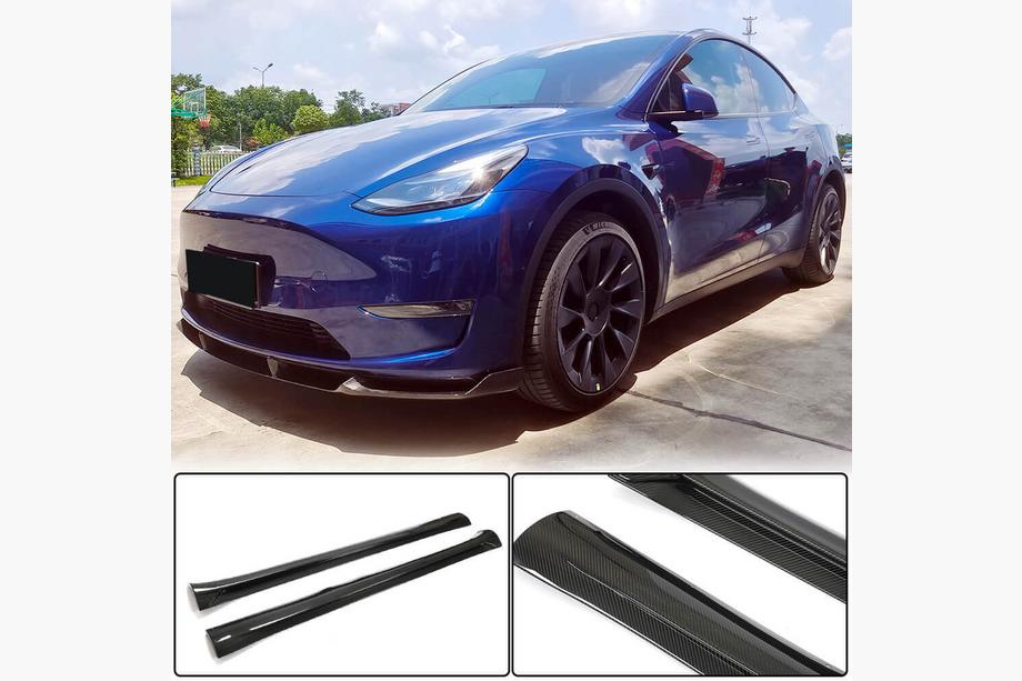 Tesla Model Y 2020- Schwellerleisten Carbon V2 (2019+) Image