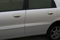Chevrolet Lanos 1998–2017 Chrom Türgriffblenden (Edelstahl) Polierter Edelstahl Foto 4