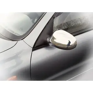Spiegelabdeckungen Edelstahl Foto 3