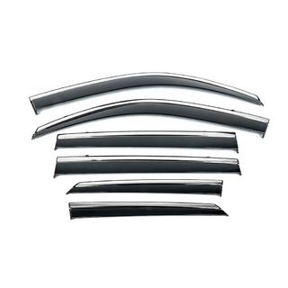 Niken Luxury Chrom-Windabweiser (2020-2023, 6 Stk) Hyundai Santa Fe 4 2018-2023
