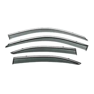 Windabweiser mit Chromleiste Niken Luxury (4 Stk) Hyundai Elantra (XD) 2000-2011 Foto 1
