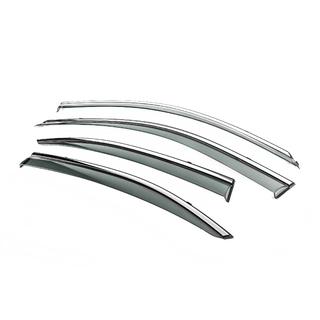Windabweiser mit Chromleiste Niken Luxury (4 Stk) Hyundai Elantra (XD) 2000-2011 Foto 2