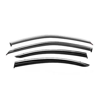 Windabweiser mit Chromleiste Niken Luxury (4 Stk) Lexus ES 2006-2011 Foto 1