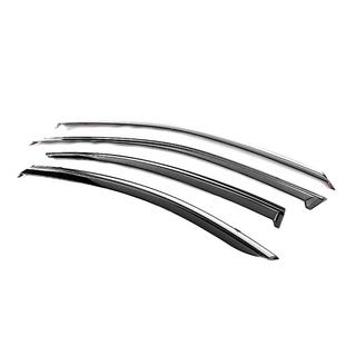Windabweiser mit Chromleiste Niken Luxury (4 Stk) Lexus ES 2006-2011 Foto 2