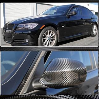 Spiegelkappen (für E90/E91 2008-2011, Carbon) Foto 3