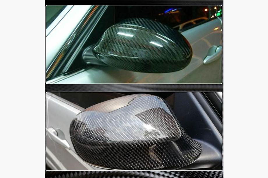 BMW 3 Series E90/E91 2005-2011 Spiegelabdeckungen Carbon V3 (2005-2008) Foto 3