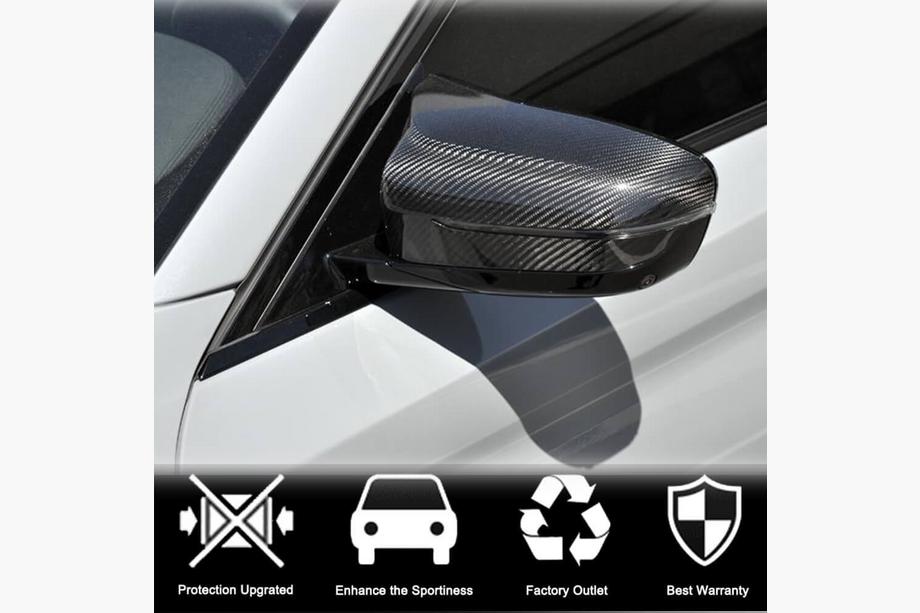 BMW 5er G30/G31 2017–2023 Spiegelabdeckungen Trockencarbon (für f90 2018-2020) Foto 3