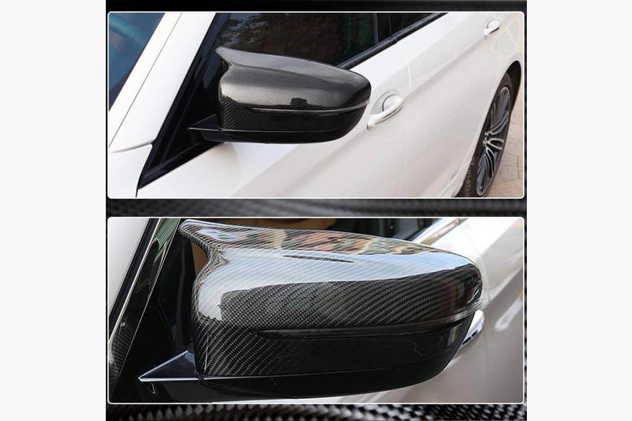 BMW 5er G30/G31 2017–2023 Spiegelabdeckungen Trockencarbon (für f90 2018-2020) Foto 4