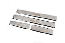 Volkswagen Tiguan 2007-2016 Einstiegsleisten Edelstahl Carmos (4 Stk.) Foto 1
