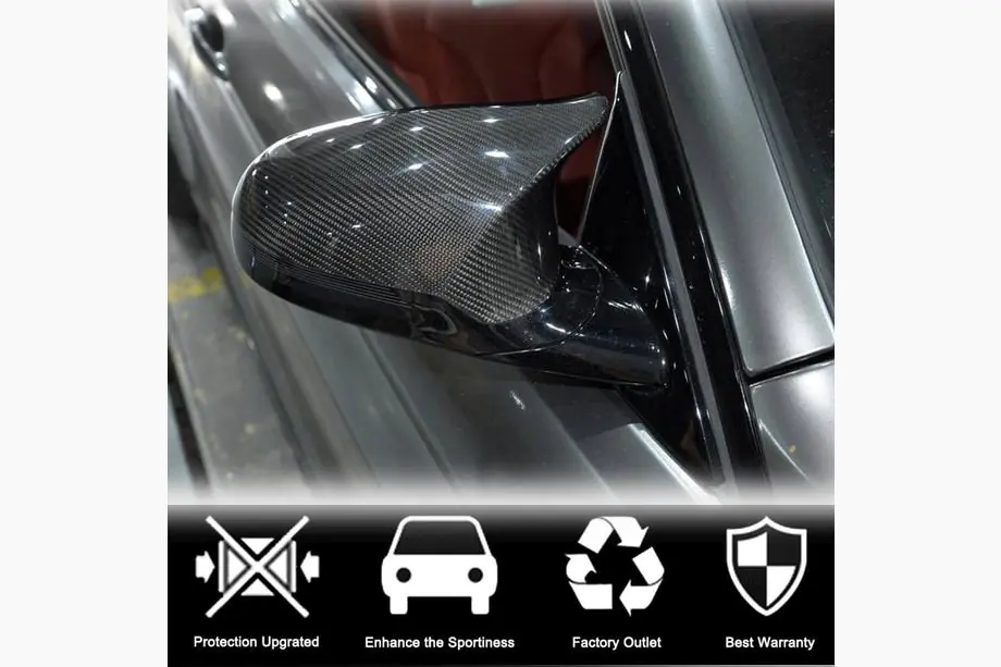 BMW 3 Series F30/F31 2012-2019 Spiegelkappen V2 (für F80, Carbon) Foto 2