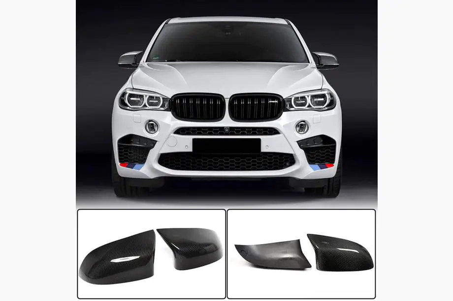 BMW X6 F16 2014-2019 Spiegelkappen (für F86, Carbon) Foto 1