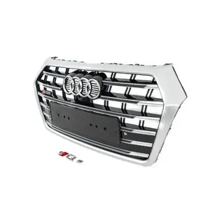 Frontgrill SQ-Style (2017-2020, schwarz mit Chrom) Foto 2