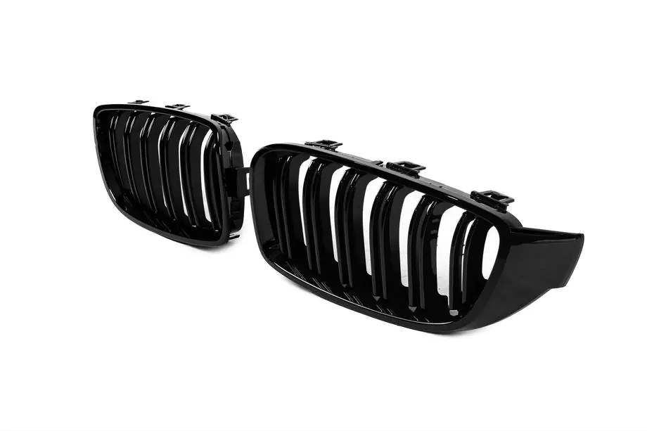 BMW 3 Series F30/F31 2012-2019 M-Look Nieren (für F80 M3, Schwarz Glanz) Foto 3
