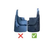 Toyota Land Cruiser 200 2007-2021 Hintere Schmutzfänger 2015-2021 (2 Stk, für Bodykit, breit) Foto 2