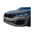 BMW 3 Series G20/G21 2018- Frontspoiler Lippe EuroCap V2 (für M-Performance 2022-, Schwarz Glanz) Foto 2