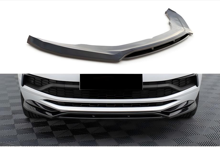 Skoda Kodiaq 2016-2023 Front Lip Spoiler DPT (Schwarz Glanz) Image
