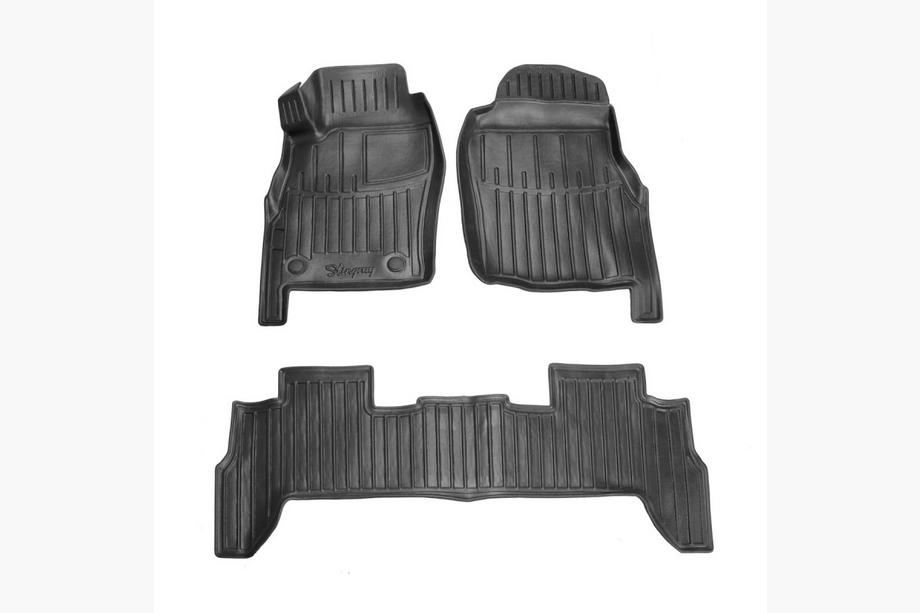 Nissan Patrol Y61 1997-2011 Gummimatten Stingray 3D (5-türig, 3-teilig) Image