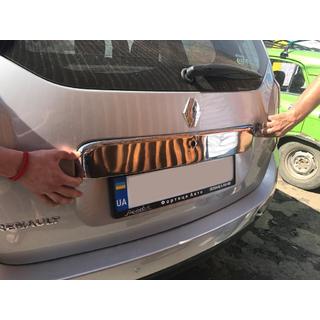 Chromleiste über dem Kennzeichen Vollständig (Edelstahl) Dacia Duster 2008-2018 Foto 2