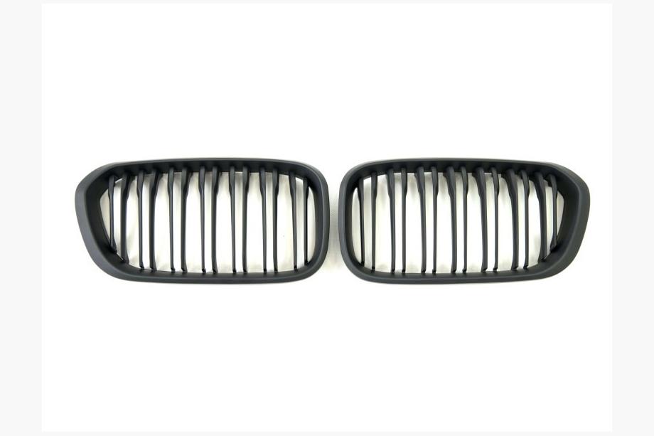 BMW 1 Series F20/F21 2011-2019 Nieren M-Look (2015-2019, Schwarz Matt) Foto 2