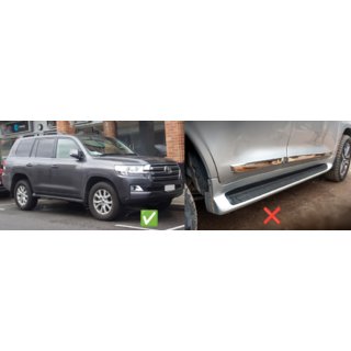 Vordere Schmutzfänger (2 Stk., für Schweller ohne Beleuchtung) Toyota Land Cruiser 200 2007-2021 Foto 1