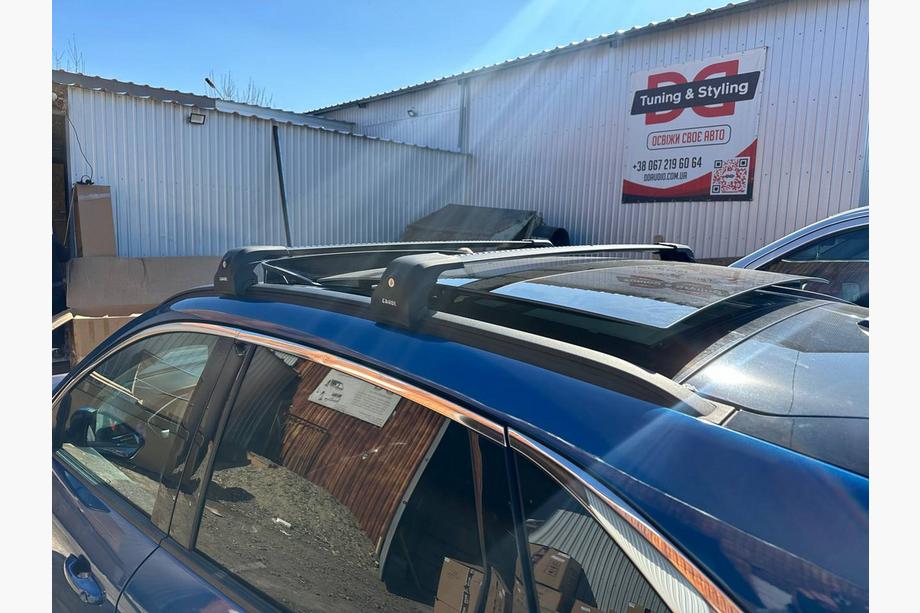 Ford Kuga/Escape 2019- Querträger für integrierte Dachreling mit Schlüssel Ecem V2 (2 Stk) bis 110 cm, Grau Foto 2