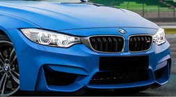 BMW 3 Series F30/F31 2012-2019 Nieren M-Look (Schwarz Glanz mit Chromrahmen) Foto 1