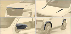 Cadillac Escalade 2020- MNR Carbon Bodykit Foto 7