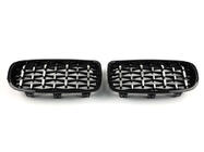 BMW 3 Series F30/F31 2012-2019 Nieren Diamond Silver Foto 4