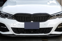 BMW 3 Series G20/G21 2018- M-Look V2 Nieren (2018-2022, Schwarz Matt) Foto 1