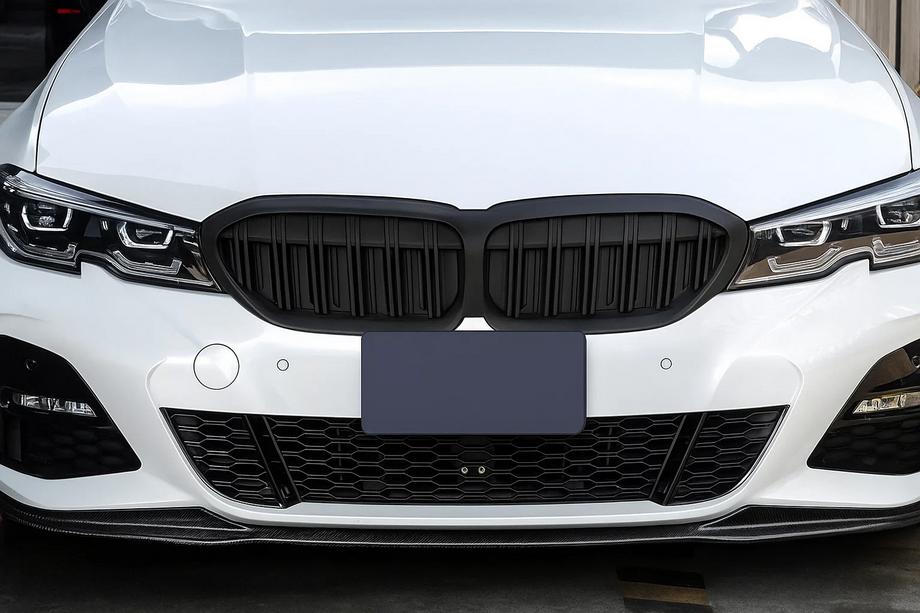 BMW 3 Series G20/G21 2018- M-Look V2 Nieren (2018-2022, Schwarz Matt) Image