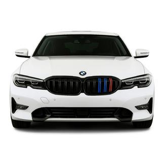 M-Look V2 Nieren (2018-2022, M-Color mit schwarzem Rand) BMW 3 Series G20/G21 2018- Foto 1