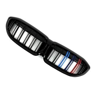M-Look V2 Nieren (2018-2022, M-Color mit schwarzem Rand) BMW 3 Series G20/G21 2018- Foto 3