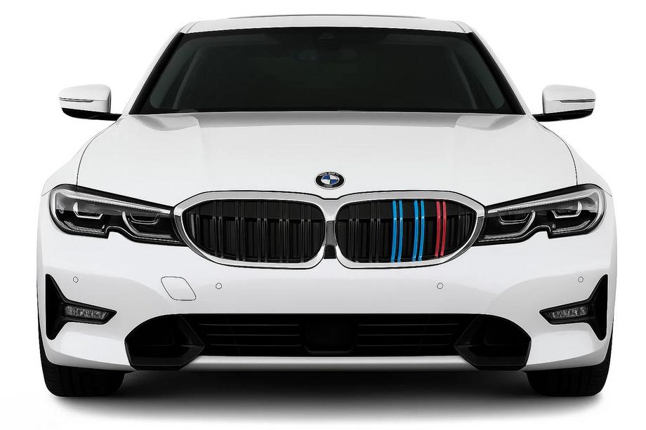 BMW 3 Series G20/G21 2018- M-Look V2 Nieren (2018-2022, M-Color mit Chromrahmen) Foto 1