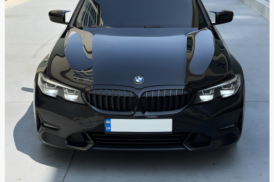BMW 3 Series G20/G21 2018- Nieren 1 Bar (2018-2022, Schwarz Glanz) Image