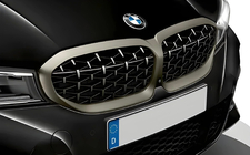 BMW 3 Series G20/G21 2018- Nieren Diamond Silver (2018-2022, mattchrom Rahmen) Foto 1