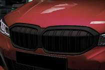 BMW 3 Series G20/G21 2018- Nieren M-Look (2022+, Schwarz Matt) Foto 1