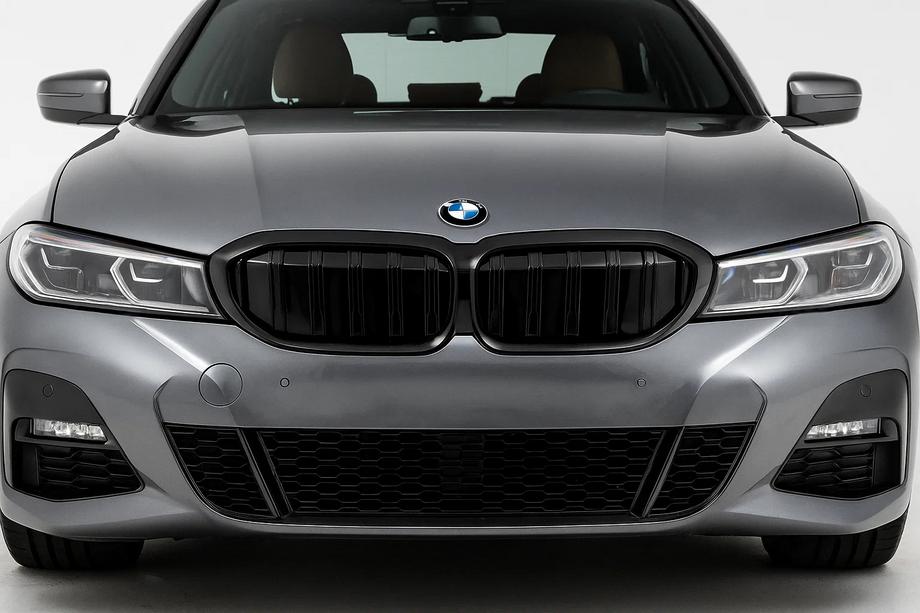 BMW 3 Series G20/G21 2018- Nieren M-Look (für G28 2022+, Schwarz Glanz) Image