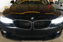 BMW 3 Series F34 2013–2020 Nieren M-Look (für F34, Schwarz Glanz mit Chromrahmen) Foto 1