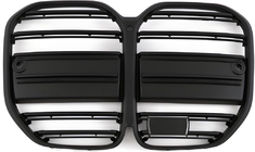 BMW 4 Series G22/23/26 2020- Nieren M-Look (für G22/23, Schwarz Matt) Foto 2