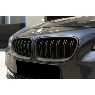 Nieren M-Look (schwarz matt) BMW 5 Series F10/F11 2010–2016 Foto 1