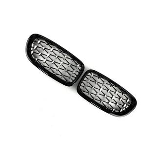 Diamond Silver Nieren (schwarzer Rand) BMW 5 Series F10/F11 2010–2016 Foto 3