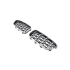 BMW 5 Series F10/F11 2010–2016 Nieren Diamond Silver (Chrom Rahmen) Foto 4