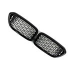 BMW 5er G30/G31 2017–2023 Diamond Silver V1 Nieren (2017-2020, schwarzer Rahmen) Foto 3