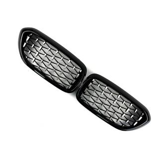 Diamond Silver V1 Nieren (2017-2020, schwarzer Rahmen) BMW 5er G30/G31 2017–2023 Foto 3
