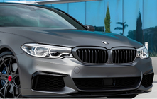 BMW 5er G30/G31 2017–2023 Nieren 1 Bar (2017-2020, Schwarz Matt) Foto 1