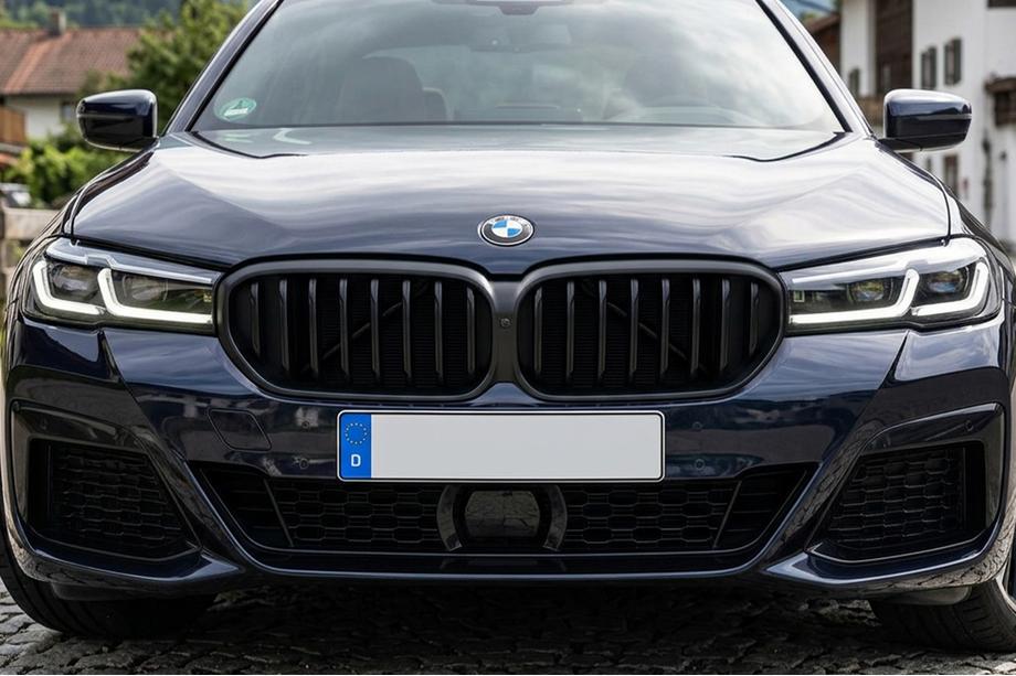 BMW 5er G30/G31 2017–2023 Nieren 1 Bar (2021+, Schwarz Matt) Image